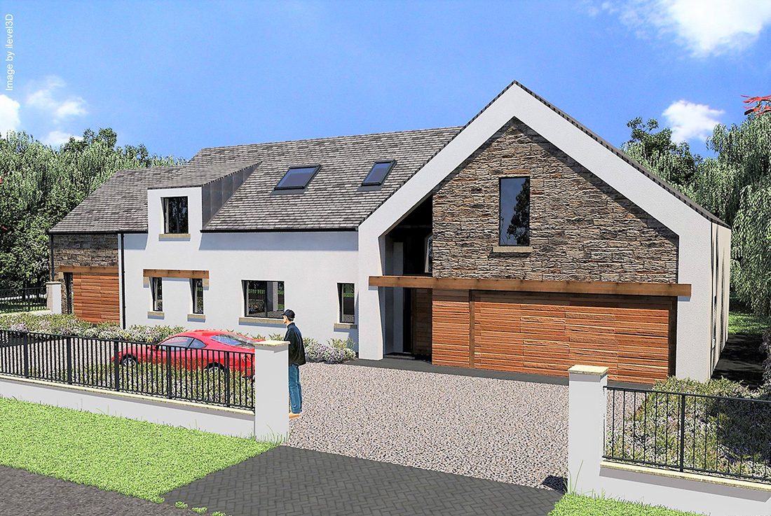 This is a replacement dwelling in North Ferriby, East Yorkshire. 